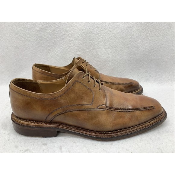 Mezlan MALTA Men’s Leather Square Toe Derby Lace Up Shoes 53911 Tan Brown 10.5M main image 15
